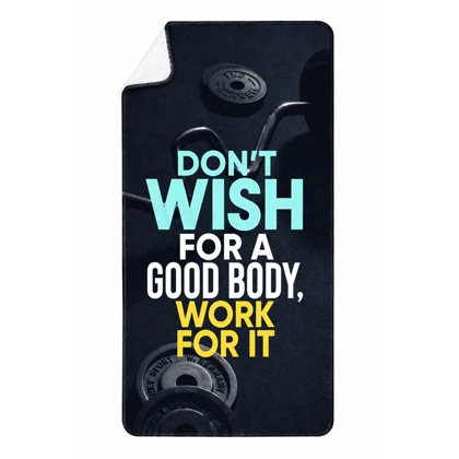 حوله ورزشی مدل Dont Envy, Work-405C0252 ابعاد 50 در 100 سانتی متر