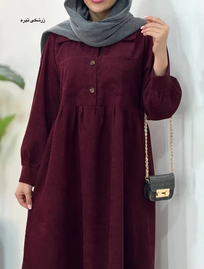 پیراهن مانتویی پاییزه ترگل 2