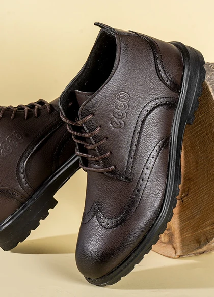 نیم بوت مردانه COCO قهوه ای مدلSalivan ویژه