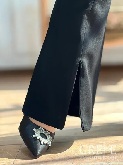 شلوار چاک زیپ‌دار دمپا گشاد مرویجت 111