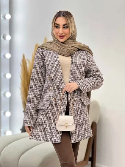 مانتو شنل شش دکمه