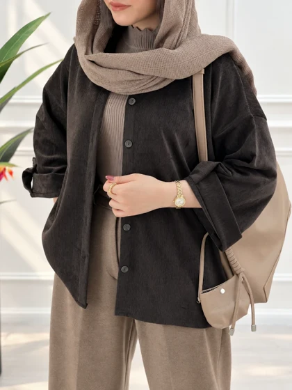 کت مخمل شانل زنانه پاییزی