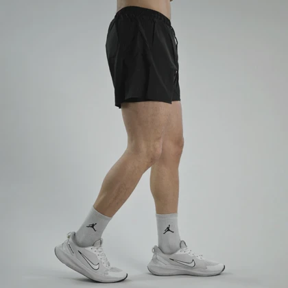 شلوارک کشاله دار ورزشی مردانه مدل 4K1093 مشکی