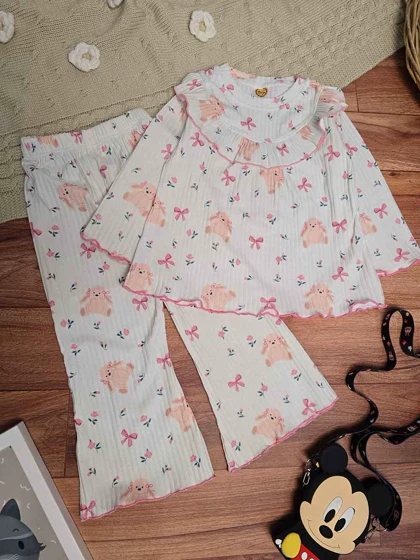 بلوز شلوار ریلی دخترانه