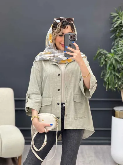 مانتو آستین پاگن هیوا