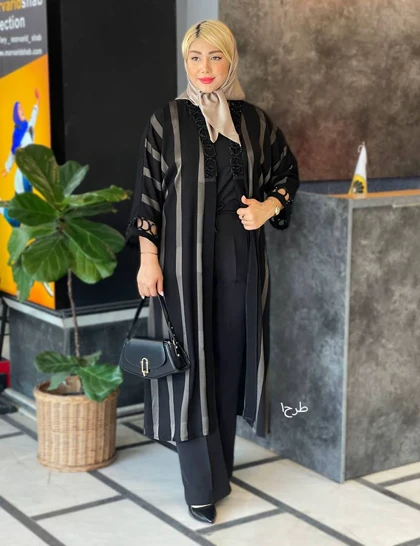 مانتو عبایی گوهر کد : 6526