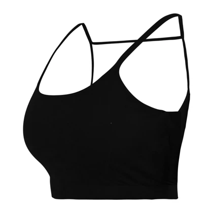 نیم‌تنه ورزشی کاپ‌دار زنانه سانفو مدل 4K1073 مشکی