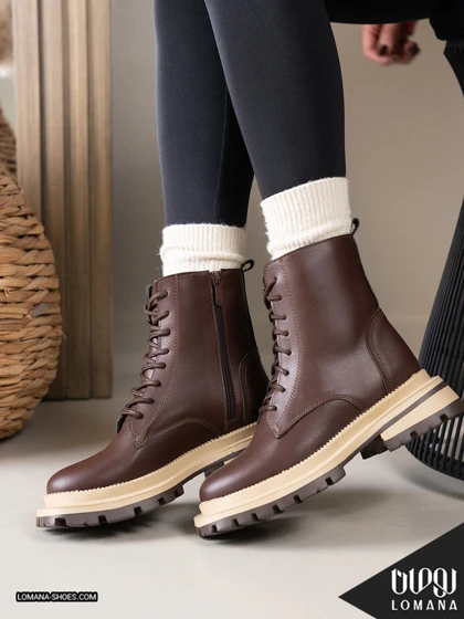 بوت بندی دورنگ لومانا - کد 2630