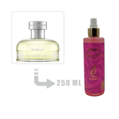 بادی اسپلش عطر ادکلن باربری ویکند زنانه 250 میل Burberry Weekend for Woman 250ml