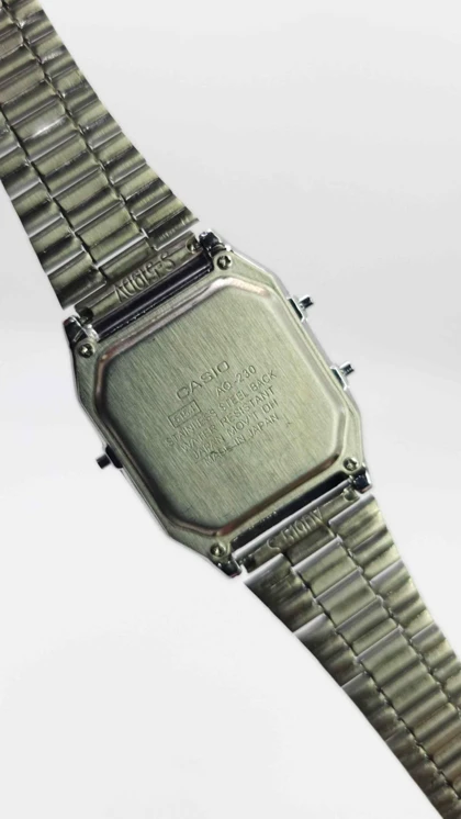 ساعت مچی مردانه کاسیو نوستالژی Casio AQ-230 دوزمانه کلاسیک