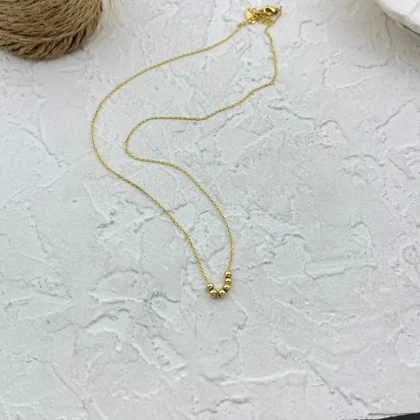 گردنبند زنانه با طرح توپی البرنادو ژوپینگ، شیک و جذاب