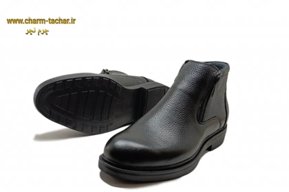 نیم بوت دوزیپ مردانه چهار فصل چرم طبیعی si990