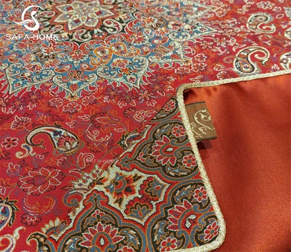 رومیزی 11 ترمه اصل هاشمی کد 24 با 11 رنگ متنوع