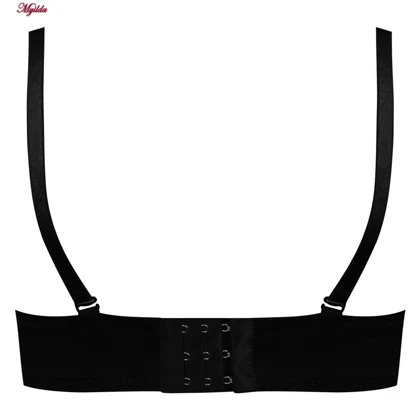 سوتین فنردار زنانه مدل بند متحرک رنگ مشکی لتیسیا