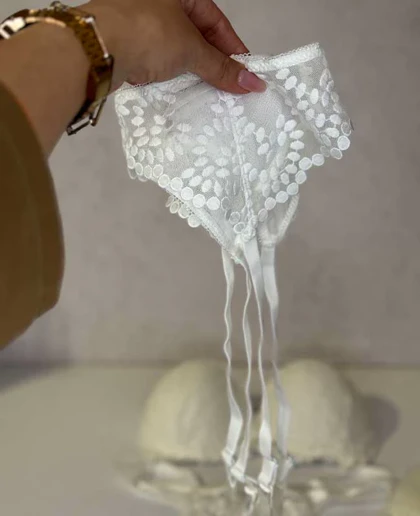 ست سه تیکه سوتین و شورت جک دار زنانه NBB کد 4846