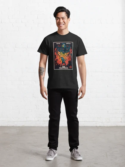 تیشرت استرنجر تینگز | تیشرت Stranger Things طرح The Piggyback Eddie Poster Classic کد 108879