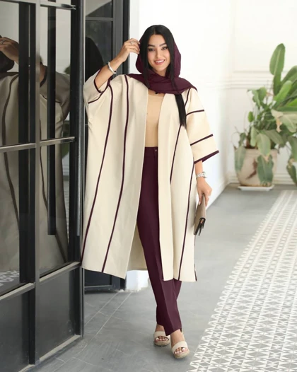 مانتو و شلوار زنانه مدل شارمین کد 3024 (سایز3)