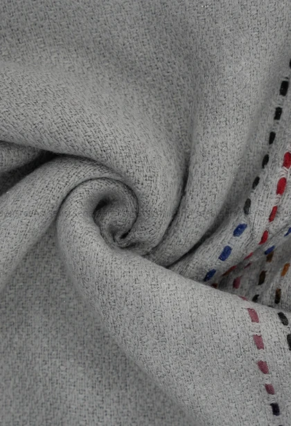 شال بافت موهری خط چین کد1004704