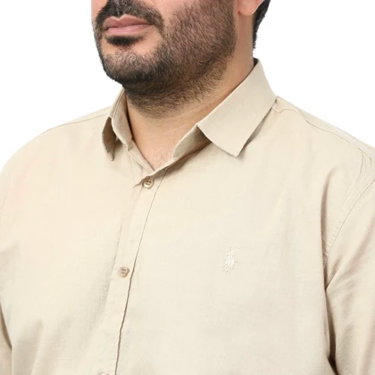 پیراهن آستین بلند ساده مردانه مدل 61029137