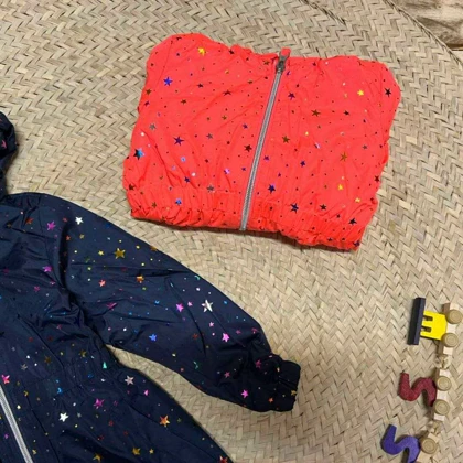 بارانی دخترانه جذاب کمر کش ستاره