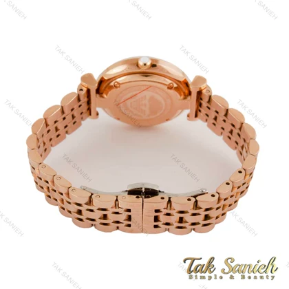 ساعت امپریو آرمانی زنانه رزگلد صفحه سیلور Armani-4402-L