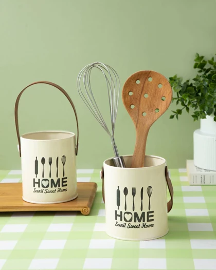 جای قاشق چنگال با بند چرمی ( تکی و جفتی )