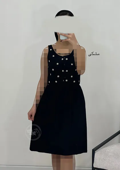 پیراهن گلدوزی لنیا