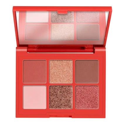 پالت سایه چشم پودری 6 رنگ اسنس مدل Bronzed This Way