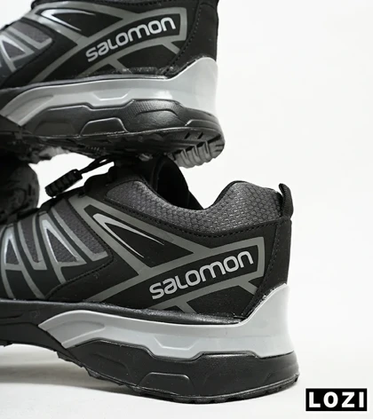 کفش کتانی بزرگ پا مشکی نوک مدادی Salomon X ULTRA