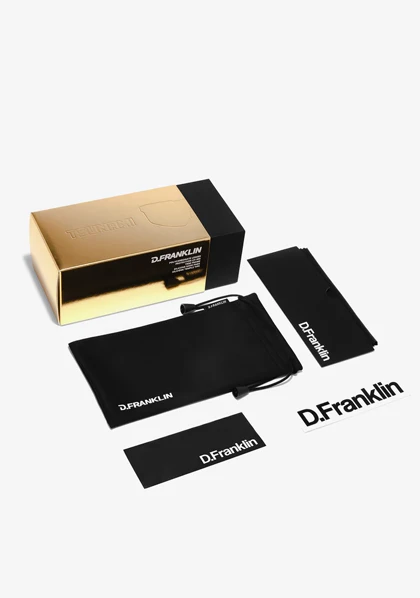 عینک آفتابی دی فرانکلین مدل D.franklin Tsunami Gold Chrome / Gold Revo