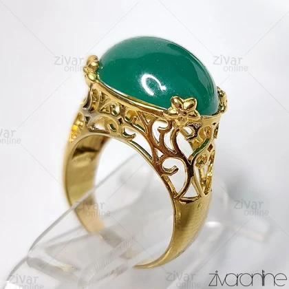 انگشتر زنانه یشم 30043