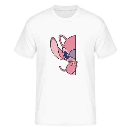 ست تیشرت دو نفره کاپلی طرح استیچ stich
