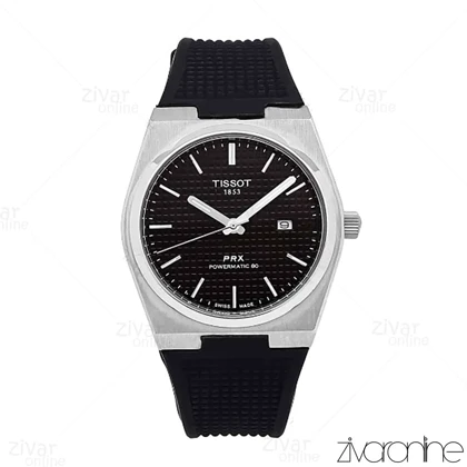 ساعت تیسوت مردانه بند رابر مشکی 106548