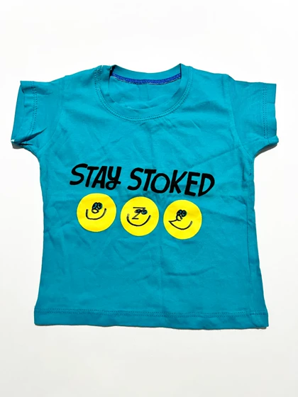 تیشرت بچگانه STAY آبی 20107
