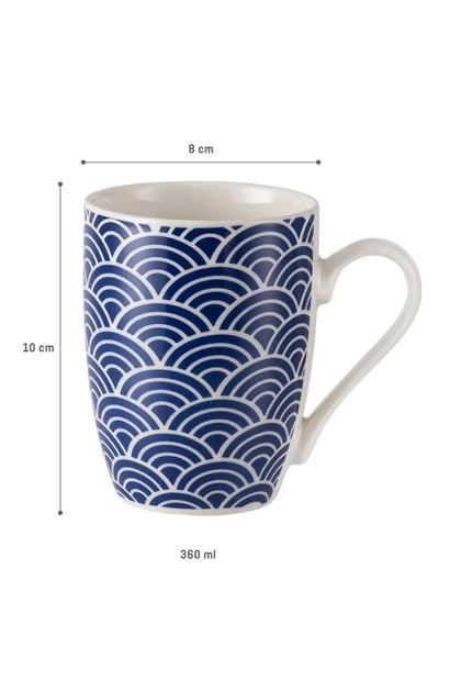 ماگ Madame Coco مدل Miller Bone China - سفید