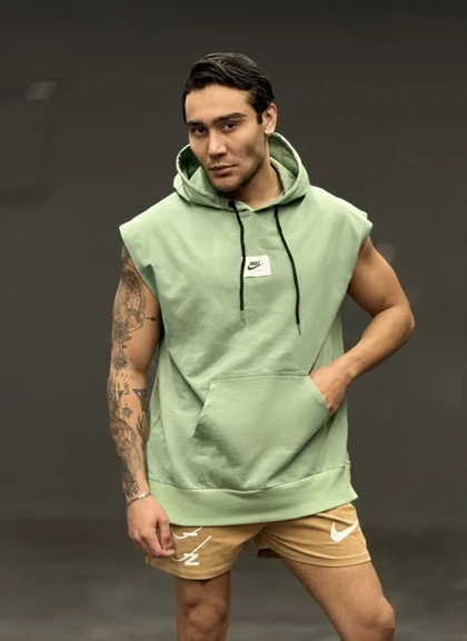 رکابی هودی کلاه دار نایک (Nike) پارچه دورس گلکسی