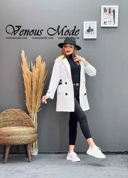 مانتو کتی کمرکش BALENCIAGA