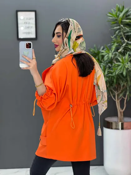 مانتو مازراتی آستین گت دار