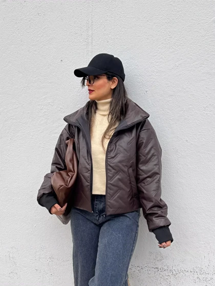 کاپشن چرم تیلور Teylor