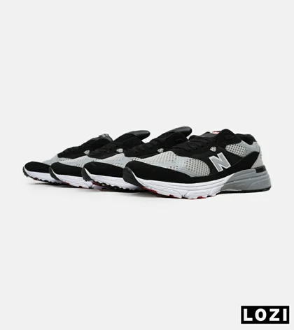 کفش کتانی بزرگ پا مشکی طوسی NEW BALANCE 993