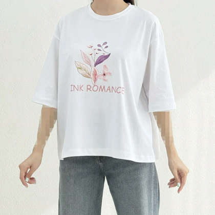 تیشرت زنانه باکسی pink | آی بولک