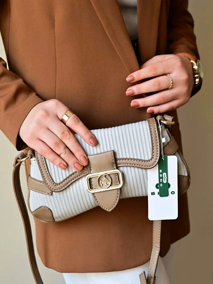 کیف دوشی زنانه بنو مدل پیچک کد BENO 4841