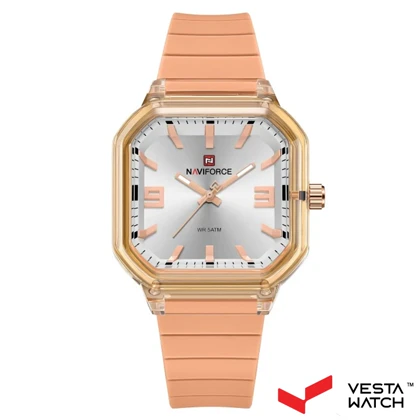 ساعت مچی زنانه نیوی فورس NAVIFORCE مدل NF6108 RG/AT
