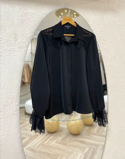 شومیز گیپور دار 386