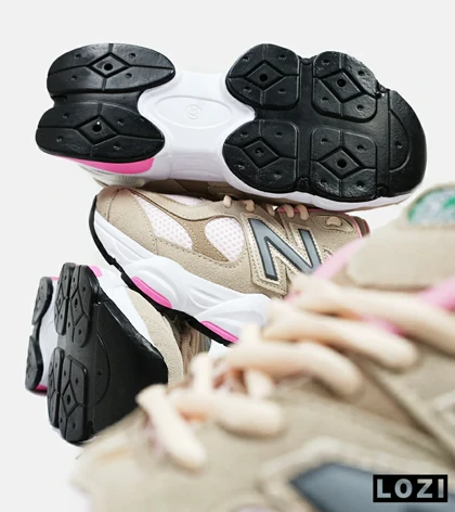 کفش کتانی زنانه کرم صورتی NEW BALANCE 9060