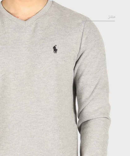 پلیور مردانه یقه هفت و آستین بلند 1847