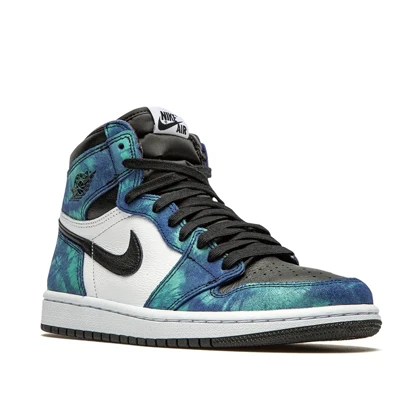 کتانی نایک ایر جردن1 ساق‌دار تای دای آبرنگی مسترکوالیتی Nike Air Jordan 1 High "Tie-Dye" sneakers