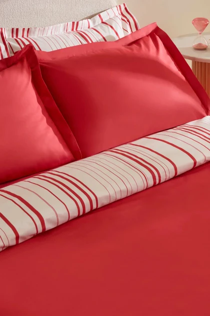 سرویس روتختی دو نفره Karaca Home مدل Cool Stripe پنبه پلی‌استر