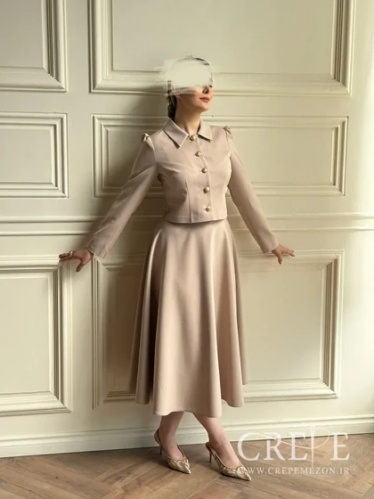 کت و دامن کرپ