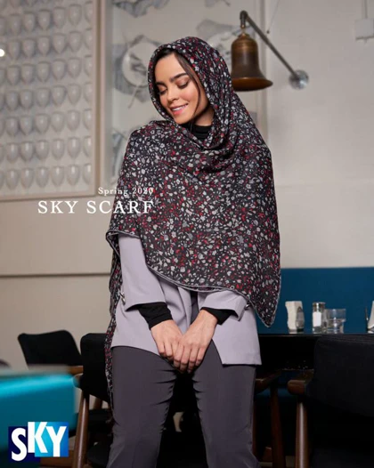 روسری گل ریز شاین